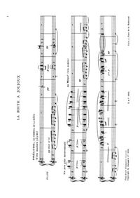 La boîte à joujoux - Claude Debussy